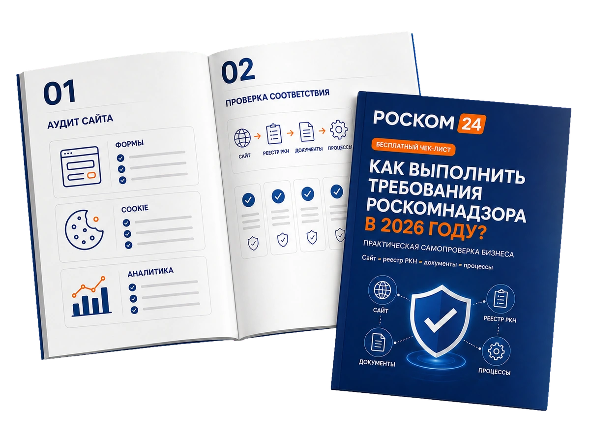 Бесплатный чек-лист Роском 24 о требованиях Роскомнадзора к работе с персональными данными в 2026 году